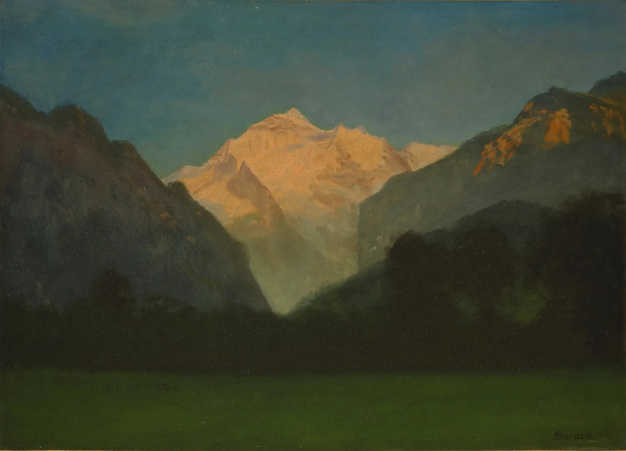 Vista do Parque dos Glaciares - Albert Bierstadt