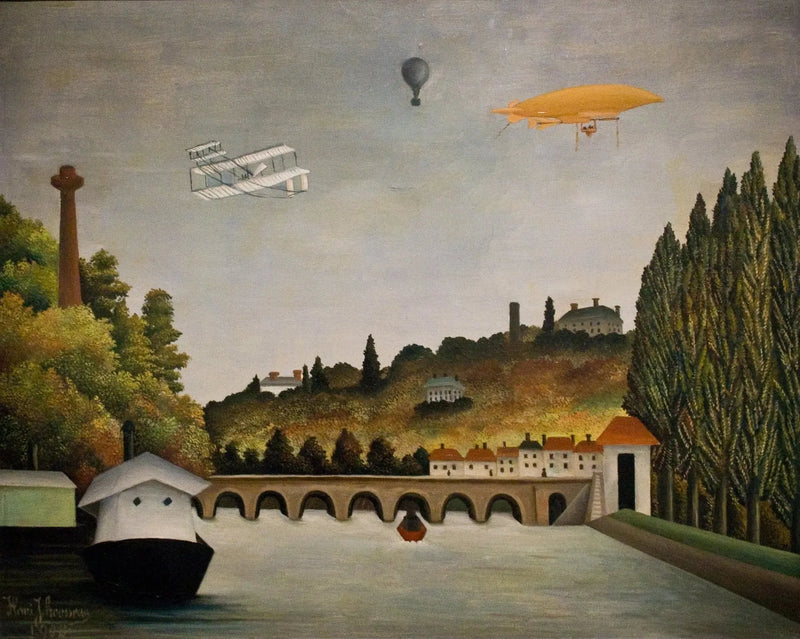 Vista da Ponte de Sèvres - Henri Rousseau