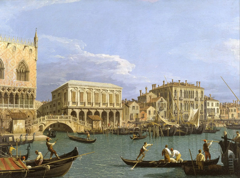 Vista do Riva degli Schiavoni, Veneza - Canaletto