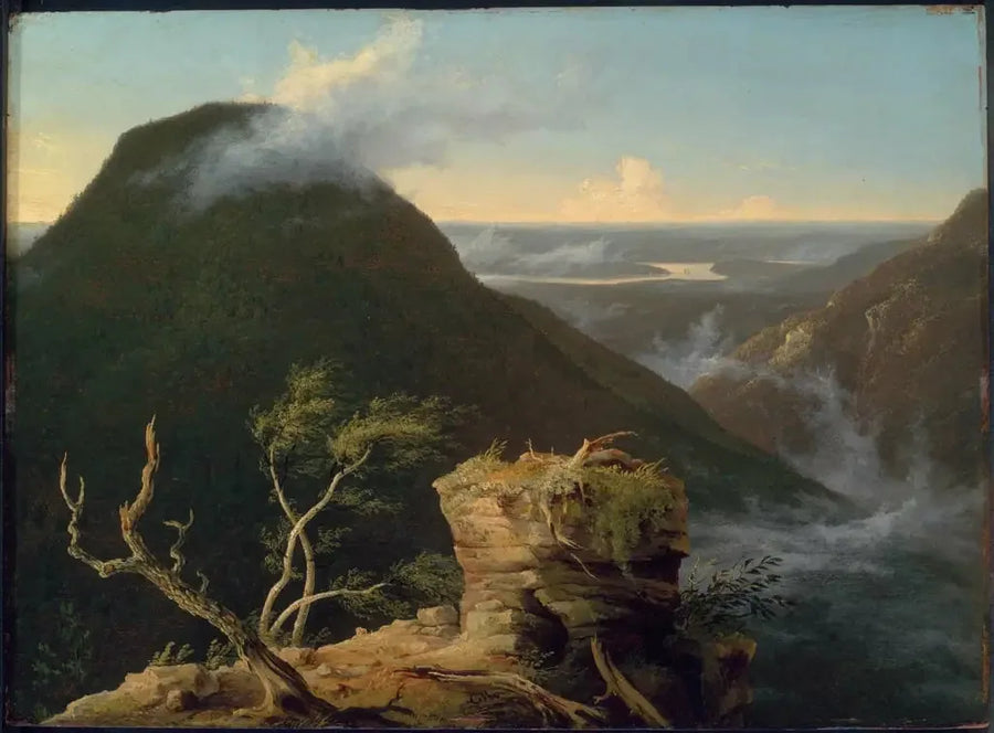 Vista do Round-Top nas montanhas Catskill - Thomas Cole