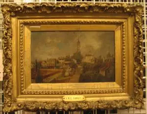 Vista de uma cidade - Jean-Baptiste Camille Corot