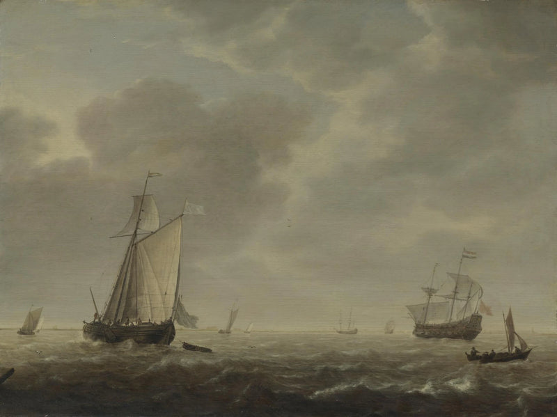 Une vue d'un estuaire - Simon de Vlieger