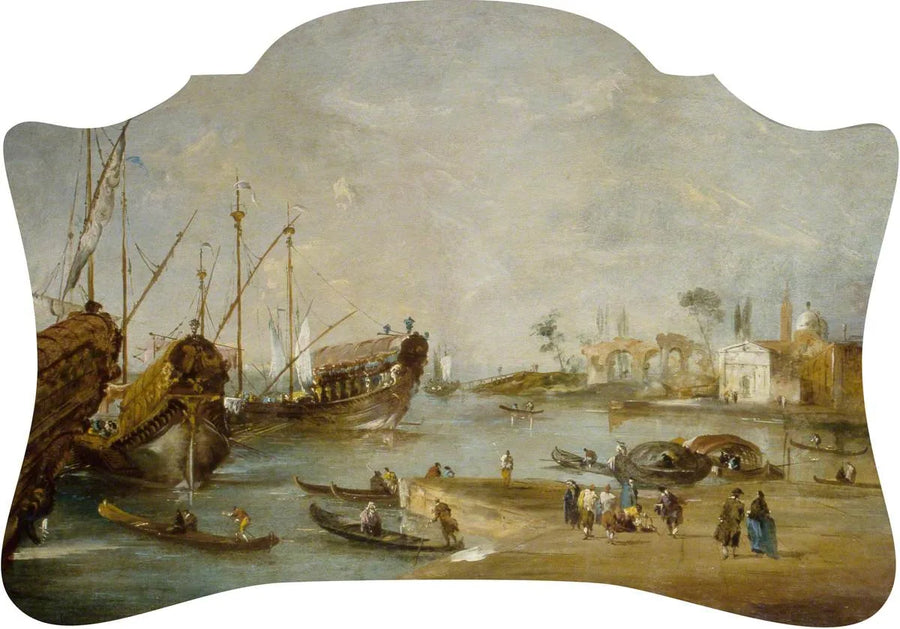 Vista fantasiosa de Veneza - Francesco Guardi