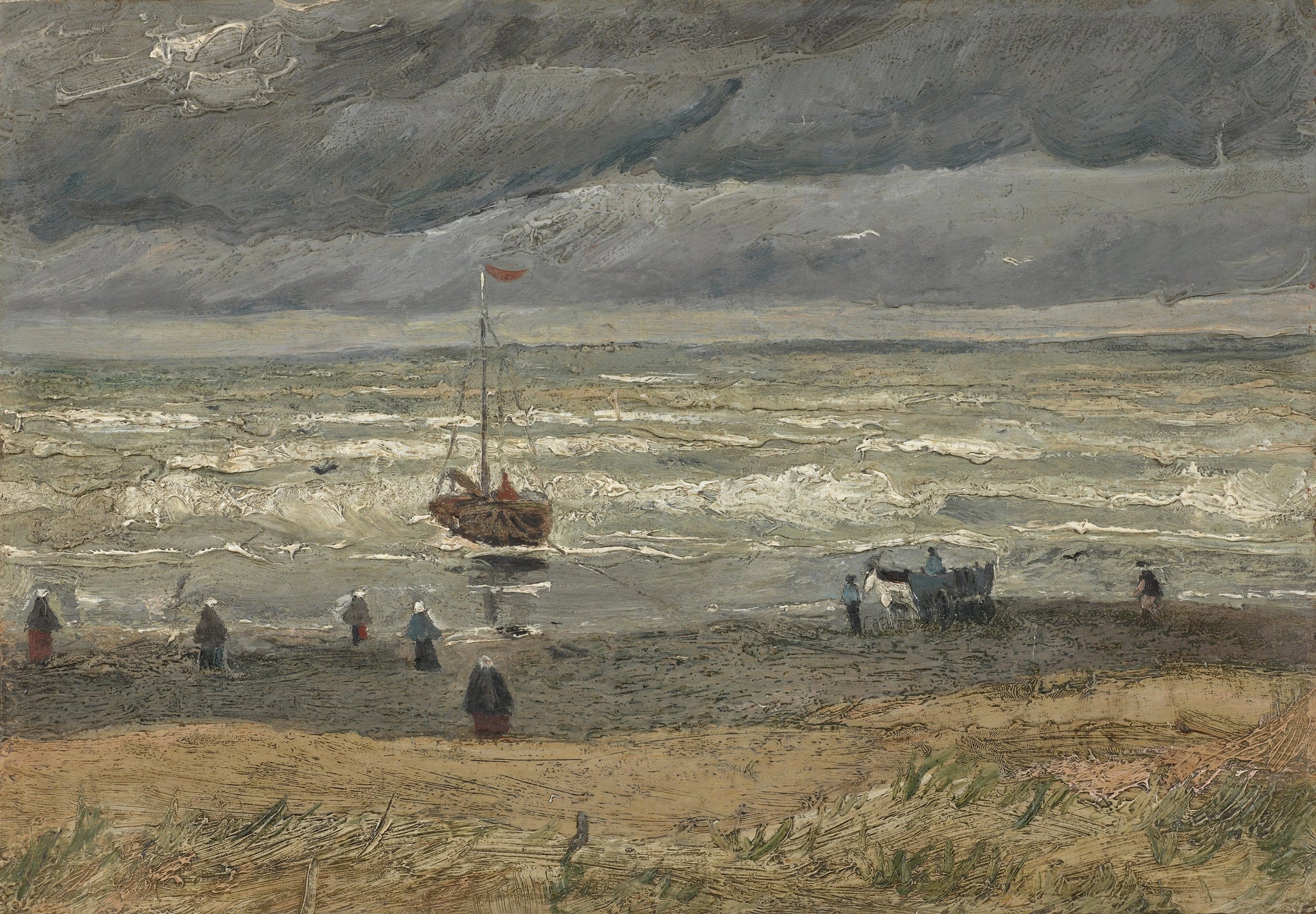 Vue sur la mer à Scheveningen F4 JH187 — Vincent van Gogh