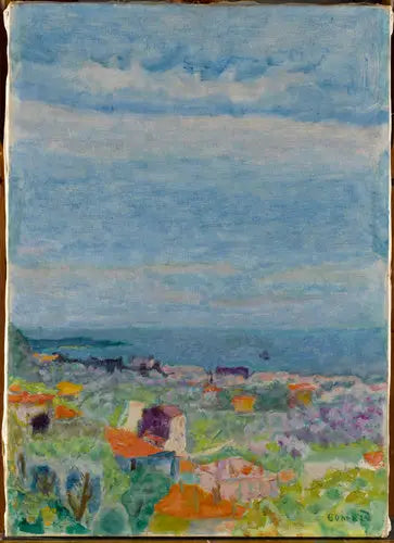 Vista panorâmica, Le Cannet - Pierre Bonnard