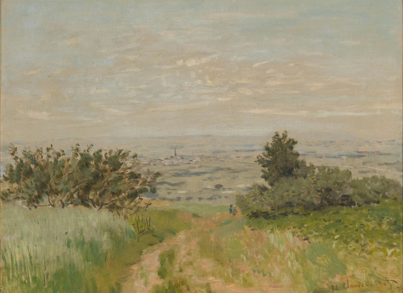 Vista da planície de Argenteuil, encostas de Sannois W220 - Claude Monet