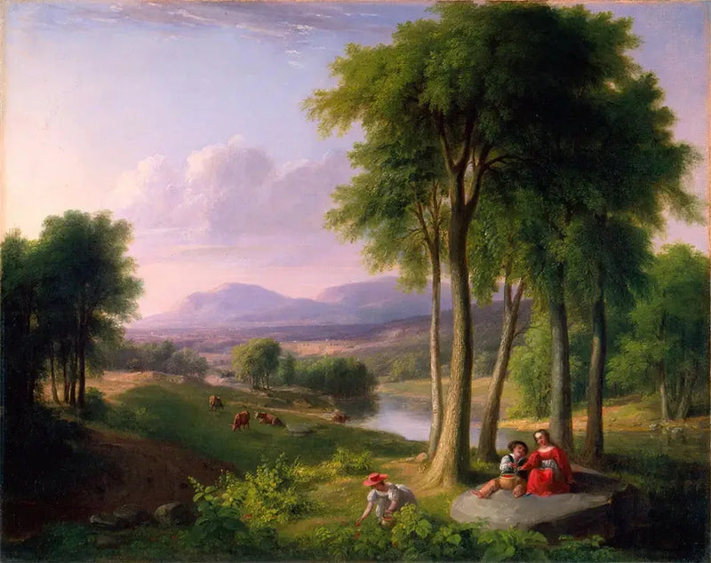 Vista perto de Rutland, Vermont - Asher Brown Durand