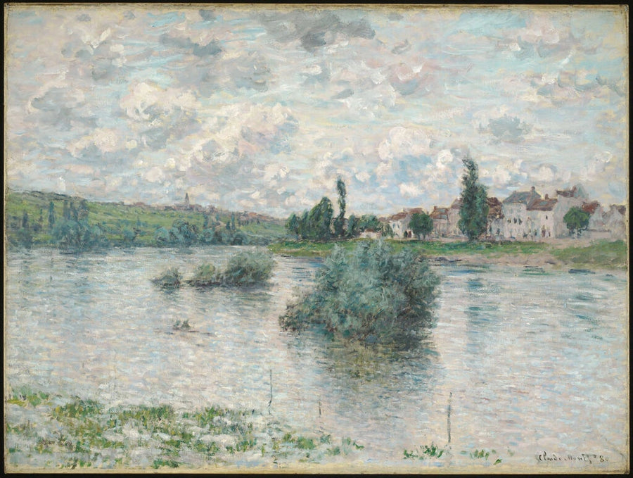 Vista do Sena em Lavacourt W540 - Claude Monet
