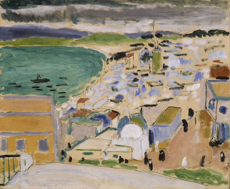 Vista da baía de Tânger - Henri Matisse