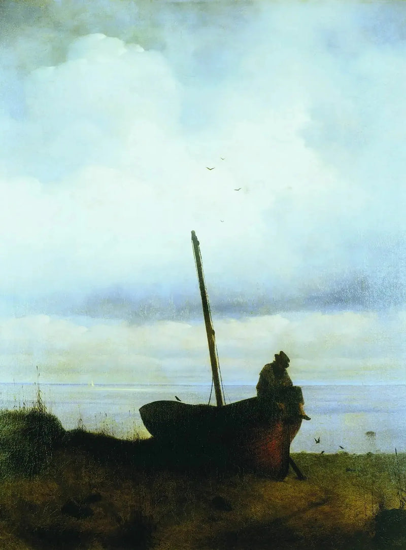 Vista da costa perto de São Petersburgo - Ivan Aivazovsky