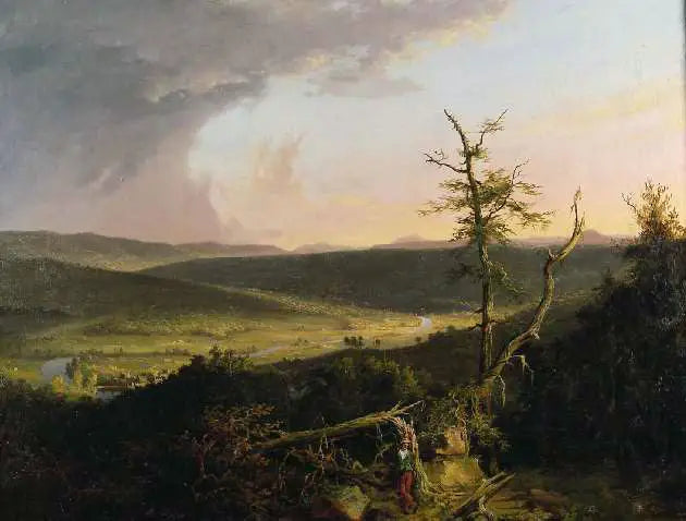 Vista sobre a Schoharie - Thomas Cole