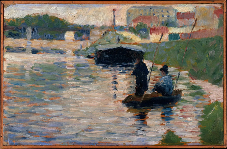 Vista sobre o Sena - Georges Seurat