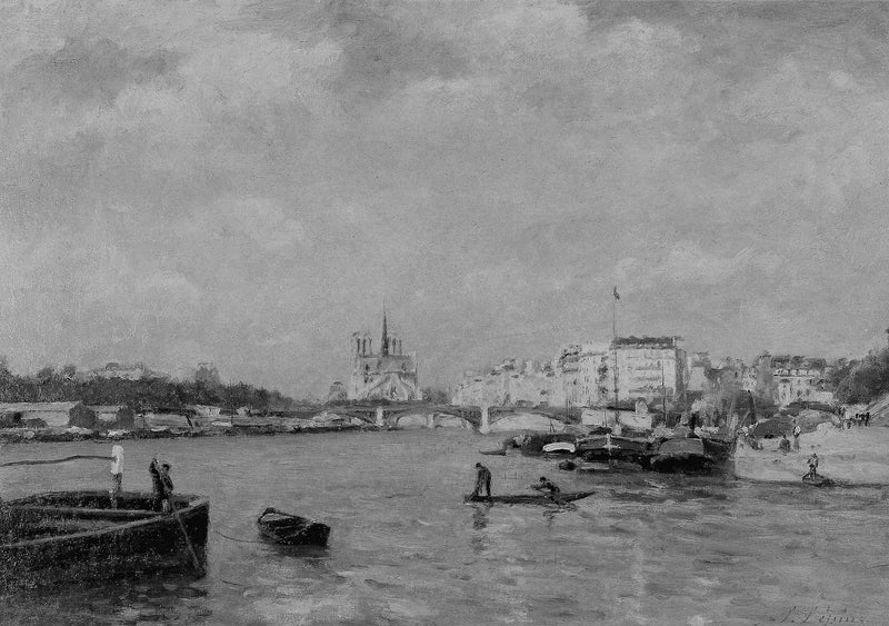 Vista do Sena, Paris - Stanislas Lépine