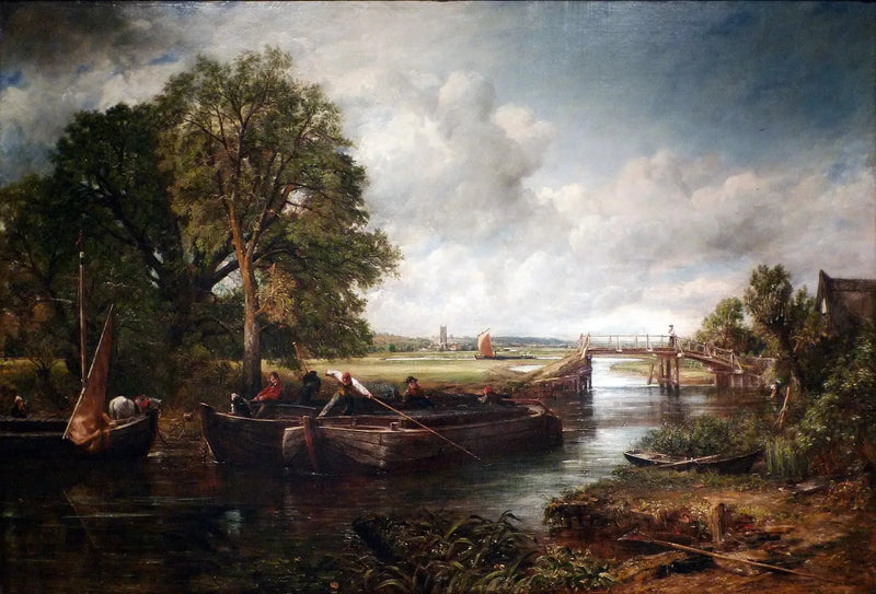Vista do rio Stour perto de Dedham - John Constable