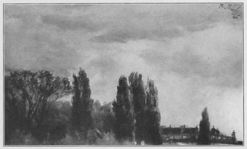 Vista do Parque do Príncipe Albrecht - Adolph von Menzel