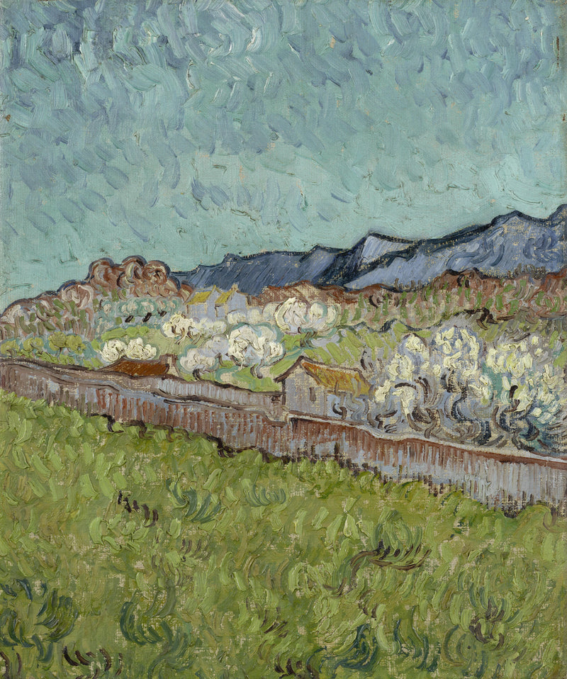 Vista das Alpilles - Vincent van Gogh