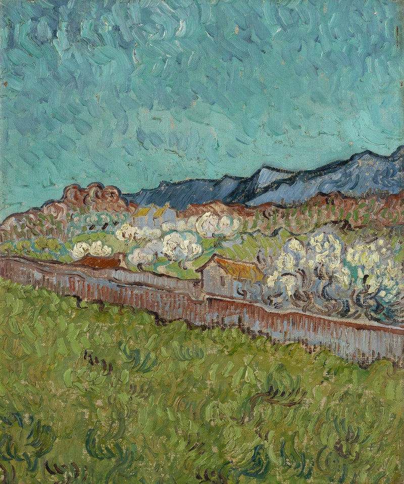 Vista das Alpilles - Vincent van Gogh
