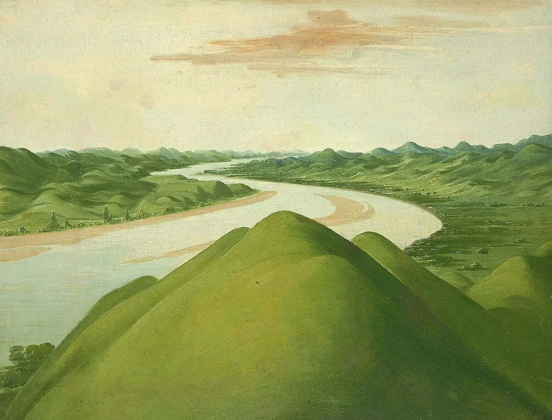 Vista sobre os « Cross Timbers », Texas - George Catlin
