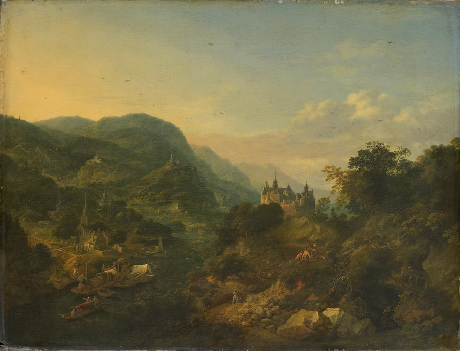 Vue sur la rivière - Jan Griffier