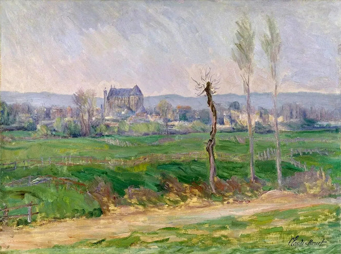 Vista de Vernon W1061 - Claude Monet