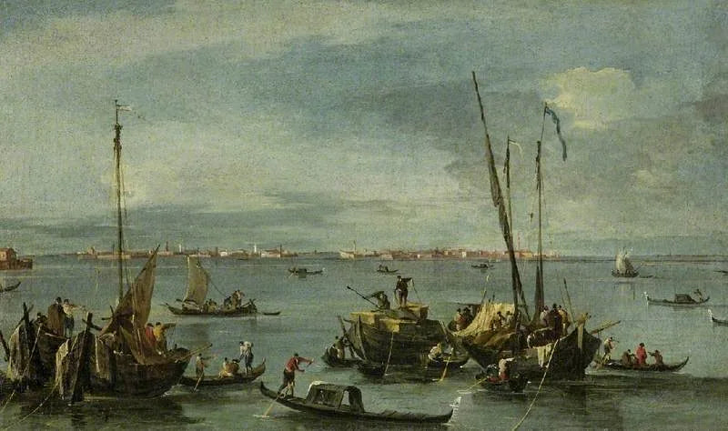 Vista para Murano a partir do Fondamente Nuove, Veneza - Francesco Guardi