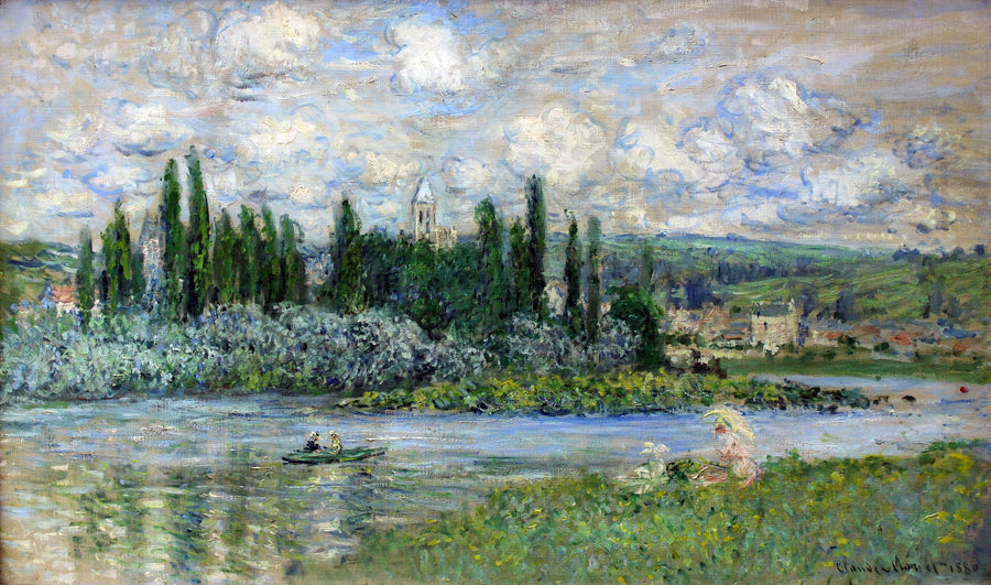 Vista de Vétheuil - Claude Monet