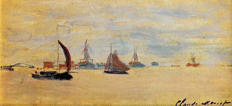 Vista do Voorzaan W176 - Claude Monet