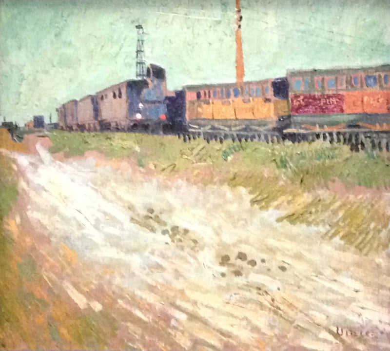 Vagões de trem em Arles - Vincent van Gogh