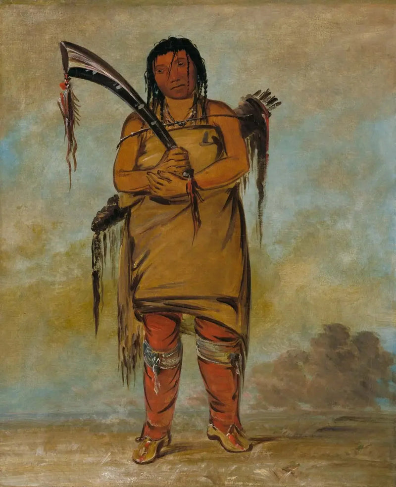 Wáh-chees, um Brave - George Catlin