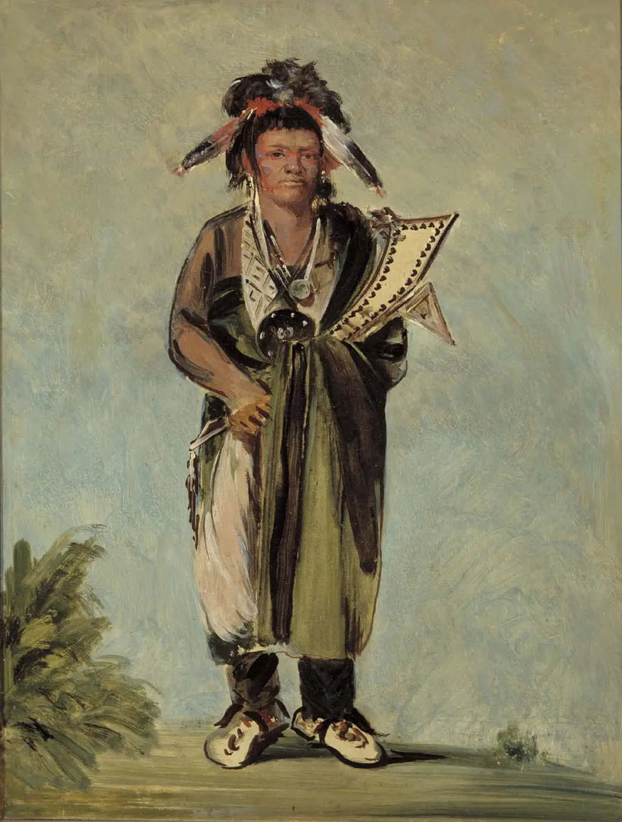 Wah-kón-ze-kaw, A Serpente - George Catlin