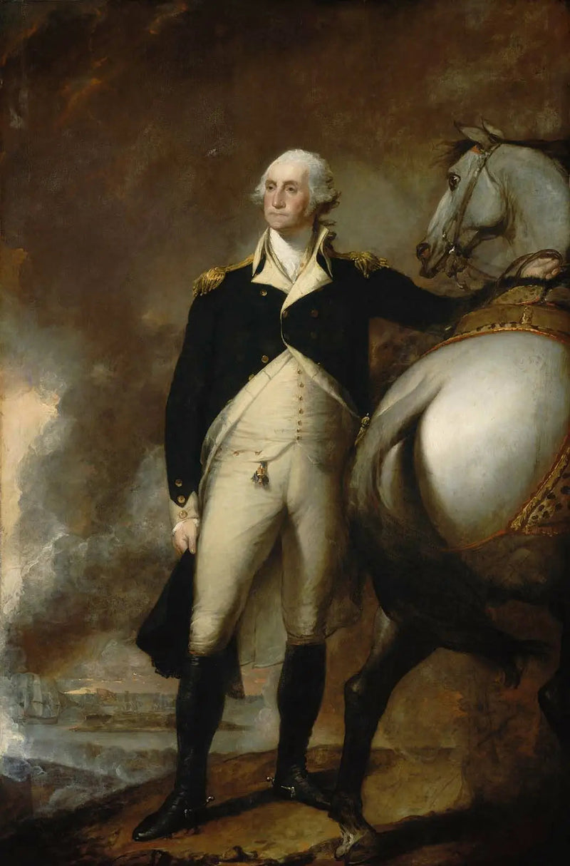 Washington nas Colinas de Dorchester - Gilbert Stuart