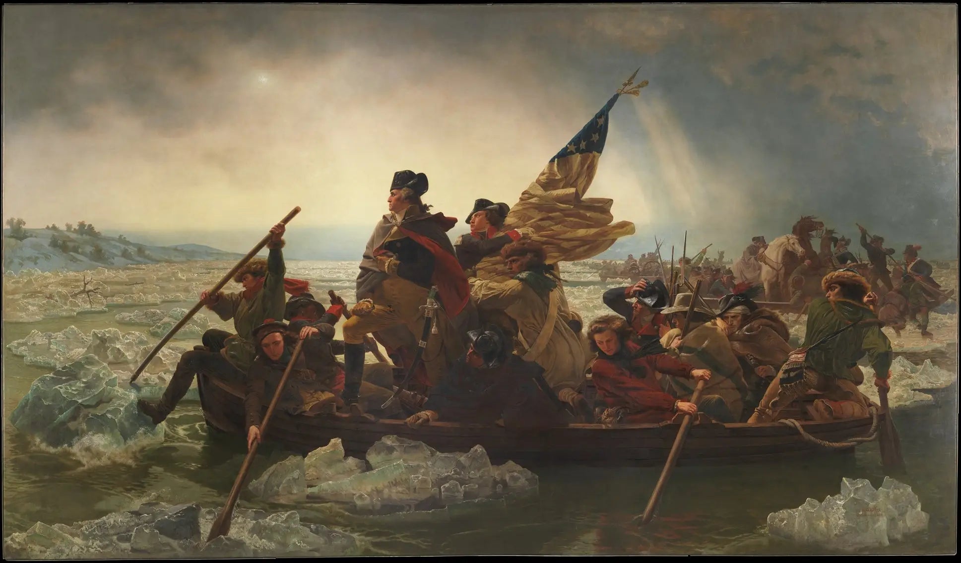 Washington traversant le Delaware - Emanuel Leutze - Alpha Reproduction