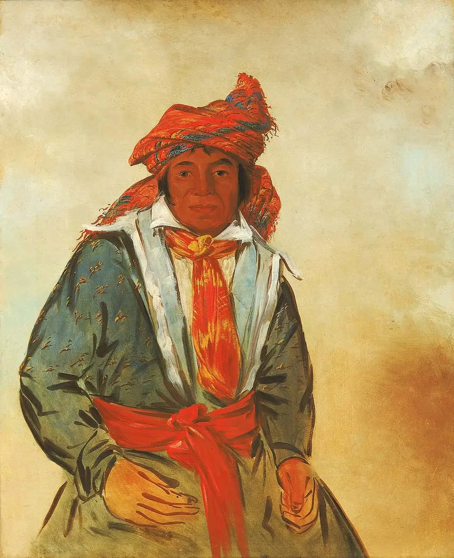 Wat-ál-le-go, um Brave - George Catlin