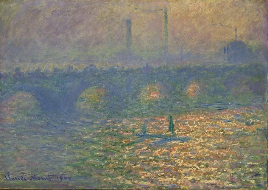 A Ponte de Waterloo - Claude Monet