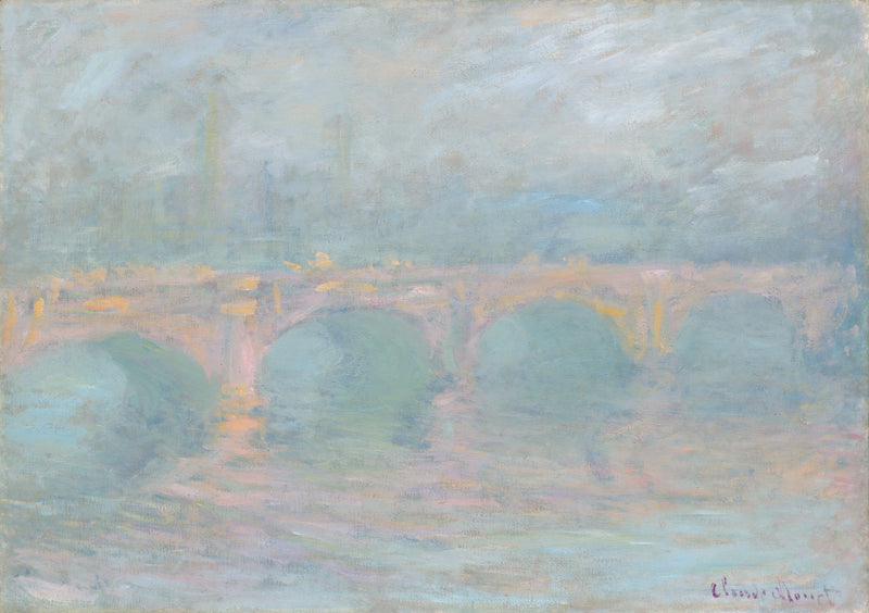 A Ponte de Waterloo - Claude Monet