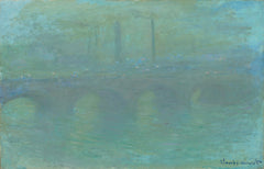 Ponte Waterloo, ao anoitecer - Claude Monet