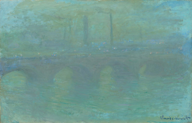 Ponte Waterloo, ao anoitecer - Claude Monet