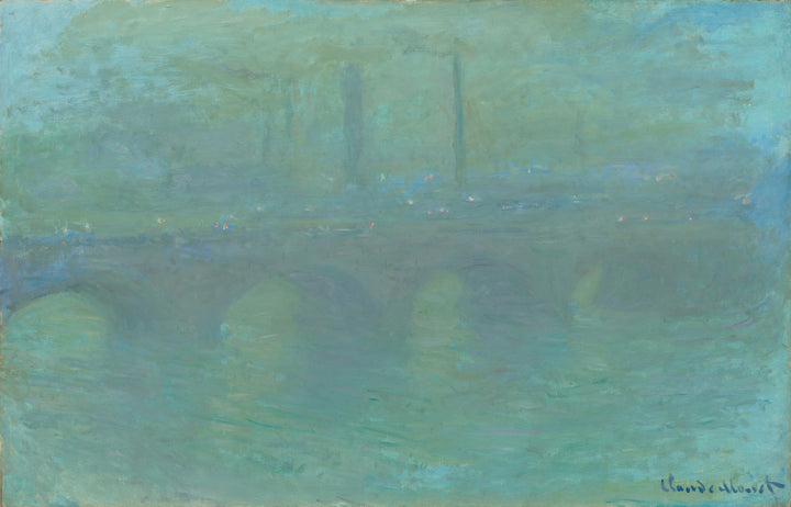 Ponte Waterloo, ao anoitecer - Claude Monet