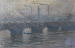 Ponte Waterloo, tempo cinzento W1562 - Claude Monet