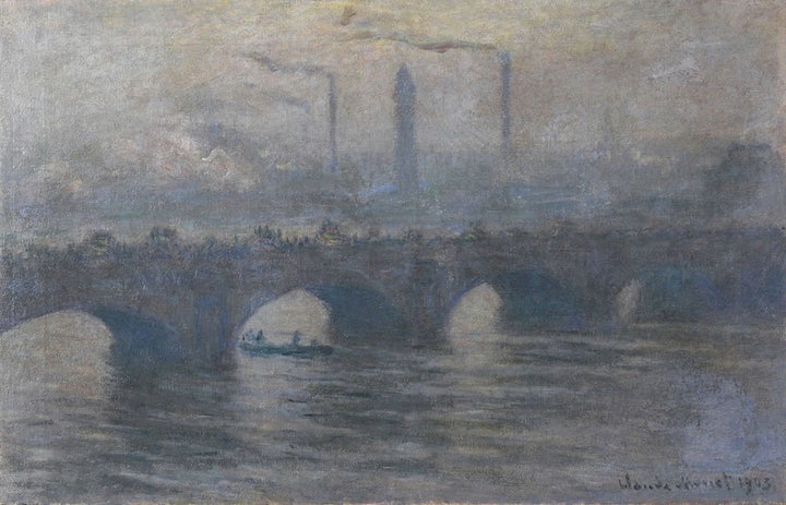 Ponte Waterloo, tempo cinzento W1562 - Claude Monet