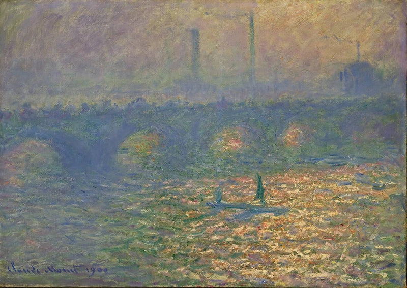 A Ponte de Waterloo - Claude Monet