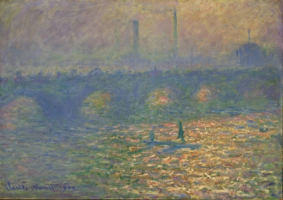 A Ponte de Waterloo - Claude Monet