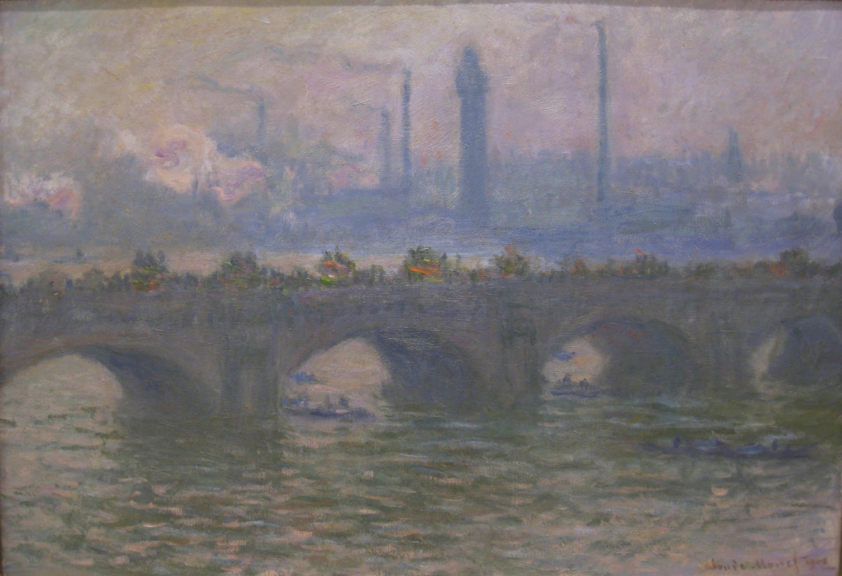 Ponte Waterloo, Worcester W1568 - Claude Monet