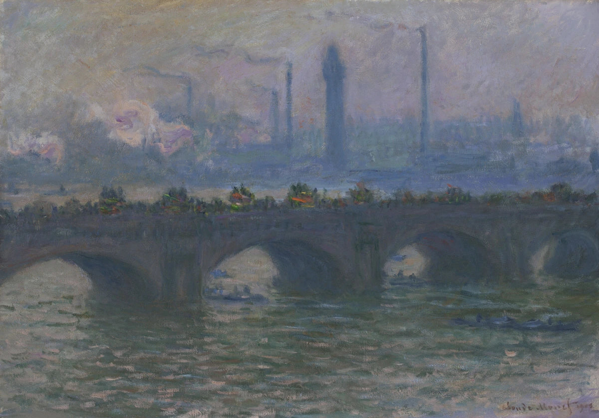 Ponte Waterloo, Worcester - Claude Monet