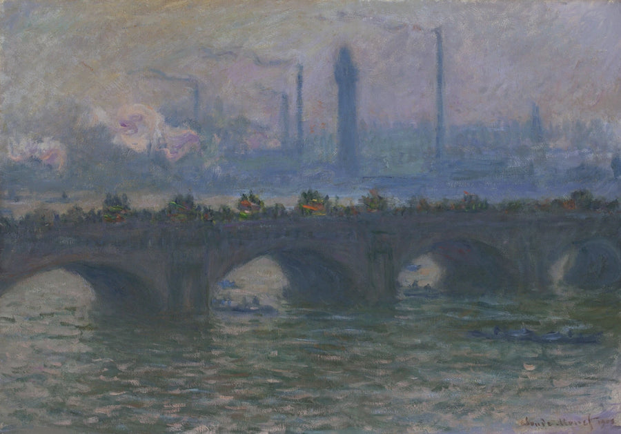 A Ponte de Waterloo - Claude Monet