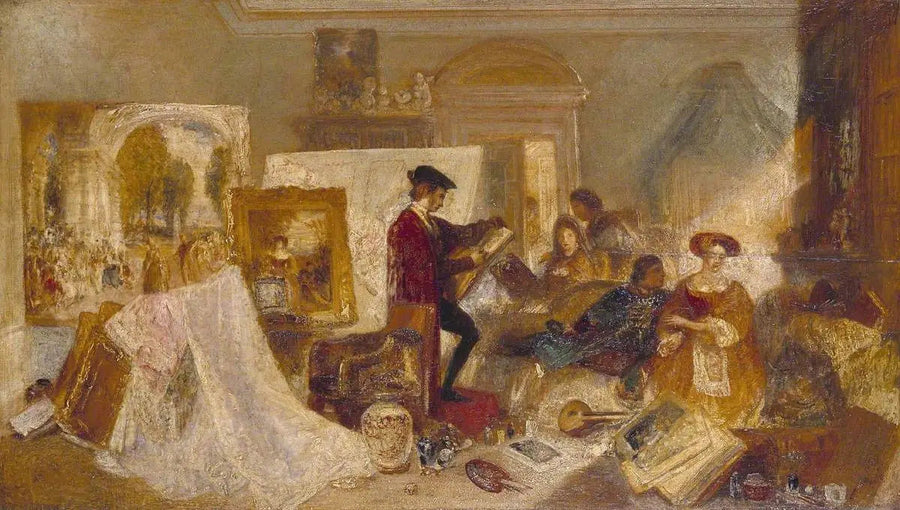 Estudo de Watteau pelas Regras de Fresnoy - J. M. W. Turner