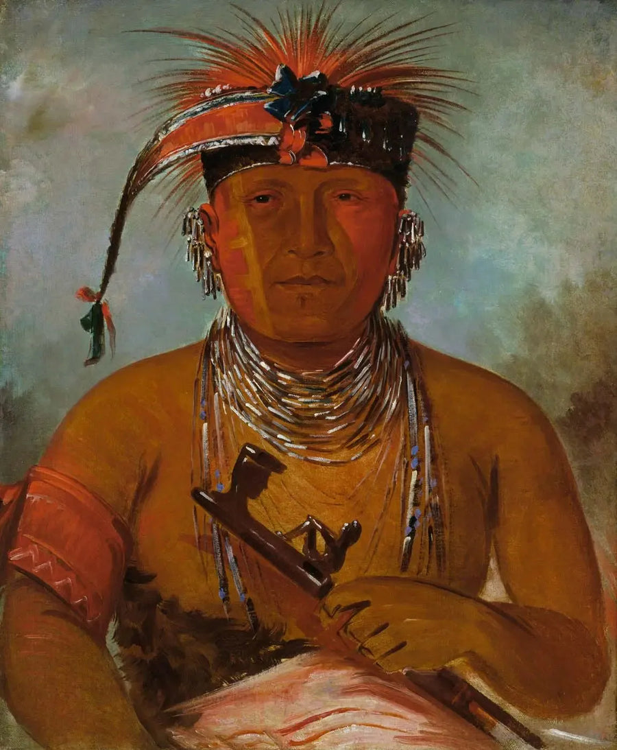 Wée-ke-rú-law, Aquele que troca - George Catlin