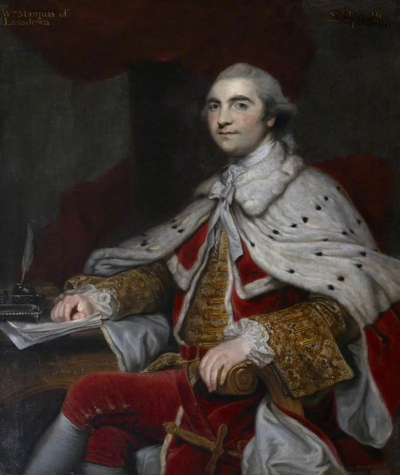William Petty, 2º conde de Shelburne, mais tarde 1º marquês de Lansdowne (1737-1805) - Joshua Reynolds