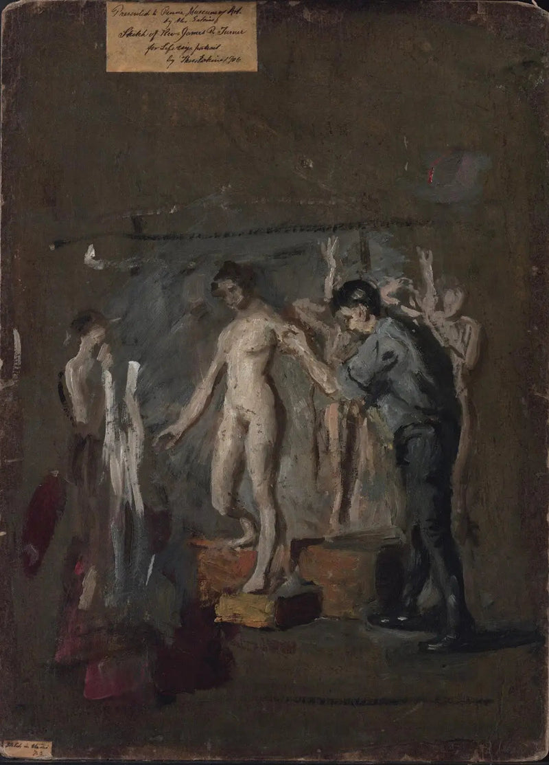 William Rush e seu modelo - Thomas Eakins