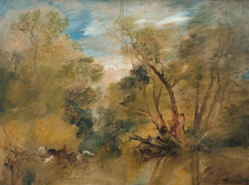 Salgueiros ao Lado de um Riacho - J. M. W. Turner